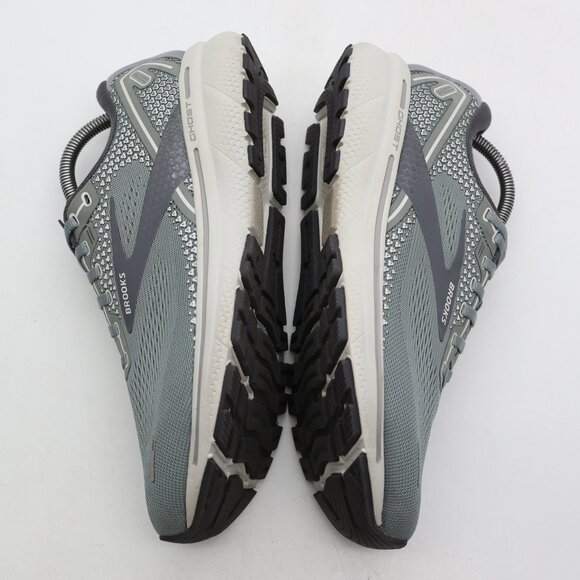 Brooks Ghost 14 Men's Size 8.5 EE Wide Gray Running Athletic Sneakers - Picture 8 of 10